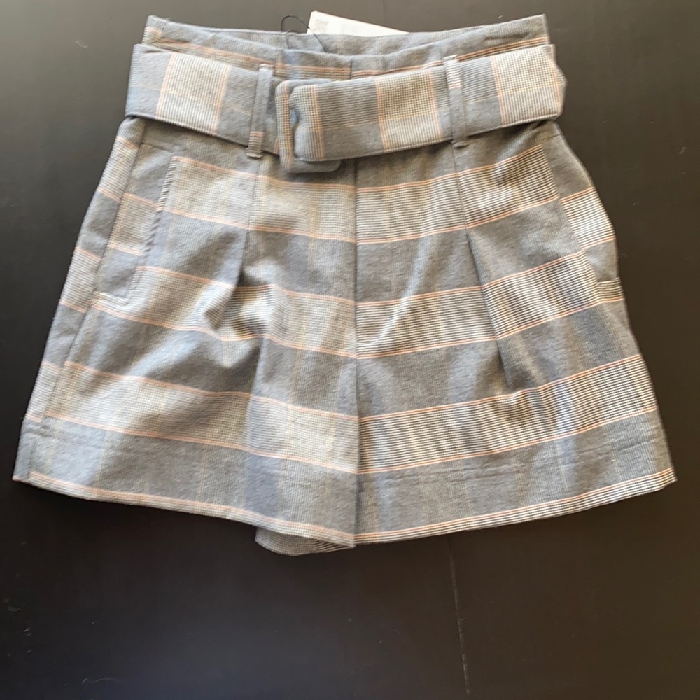 Zara  ref collection shorts. New with tags. Front  & back pockets. Wide belt.